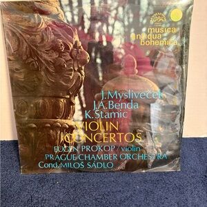SUPRAPHON Myslivecek Benda Stamic PROKOP Violin Concertos SADLO 1 10 1060 SEALED